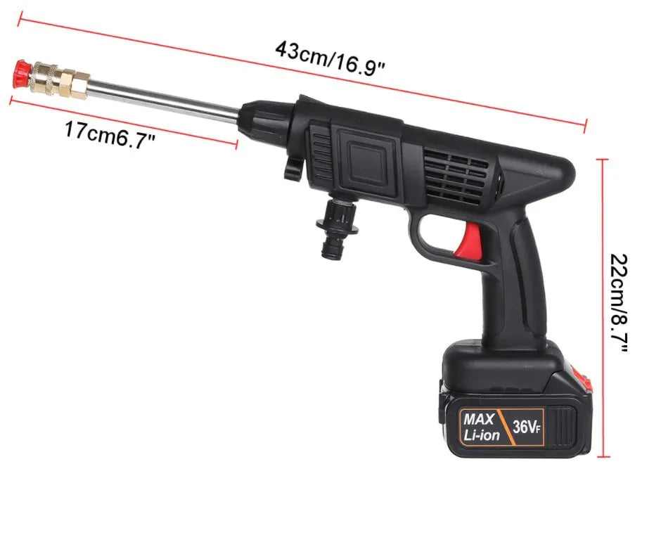 ShopiqPro Hidrolavadora Inalámbrica 48V – 2 Baterías