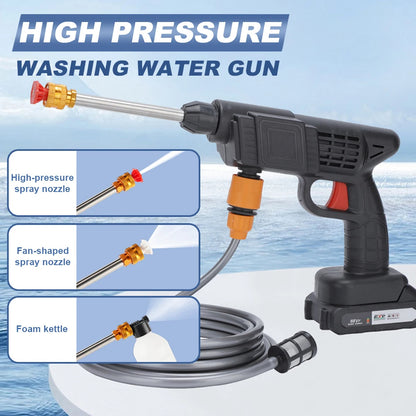 ShopiqPro Hidrolavadora Inalámbrica 48V – 2 Baterías