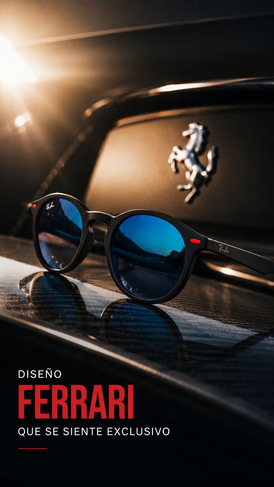 GAFAS FERRARI ROUND